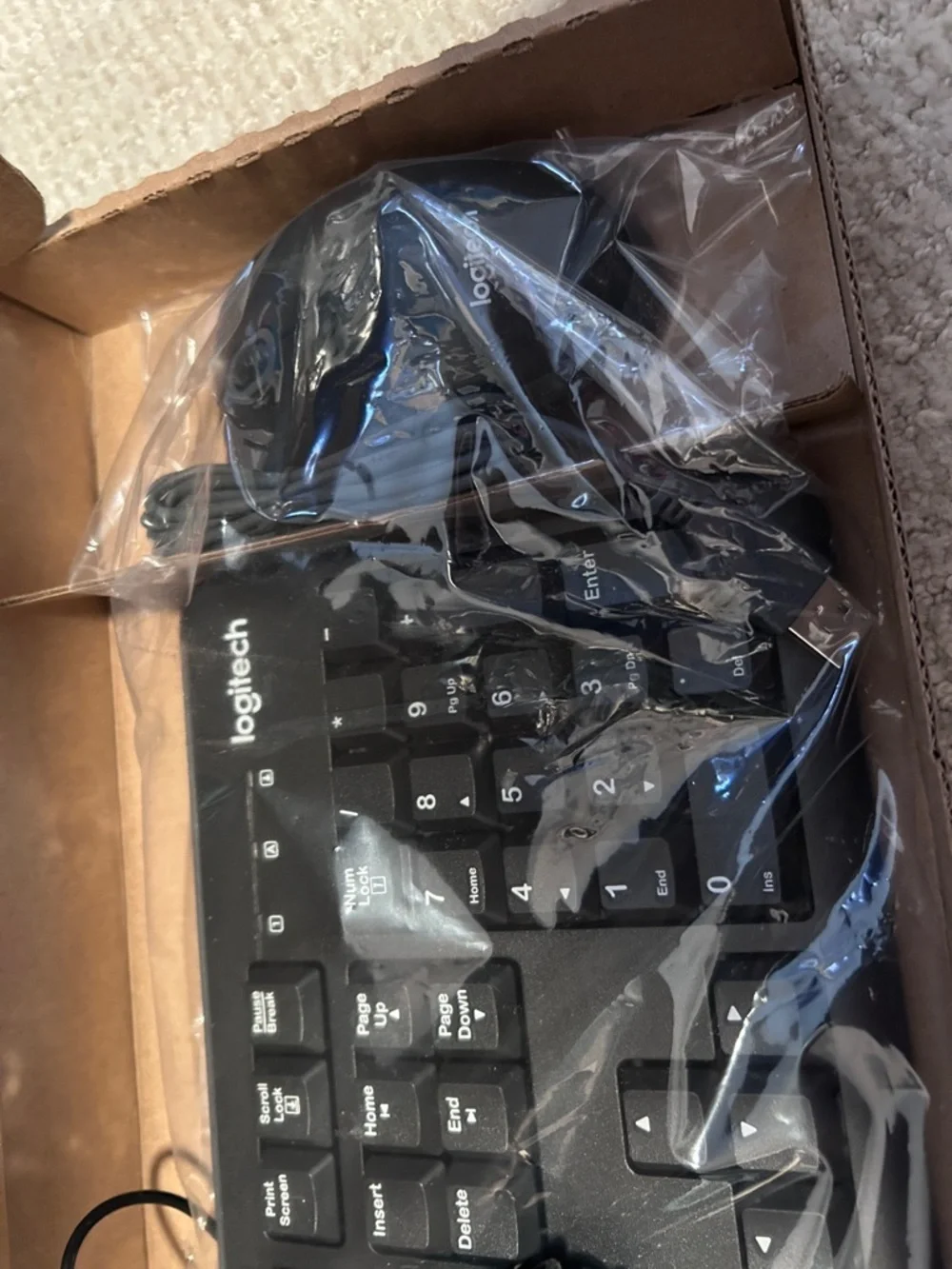 Logitech MK120 USB Keyboard & Mouse Kit